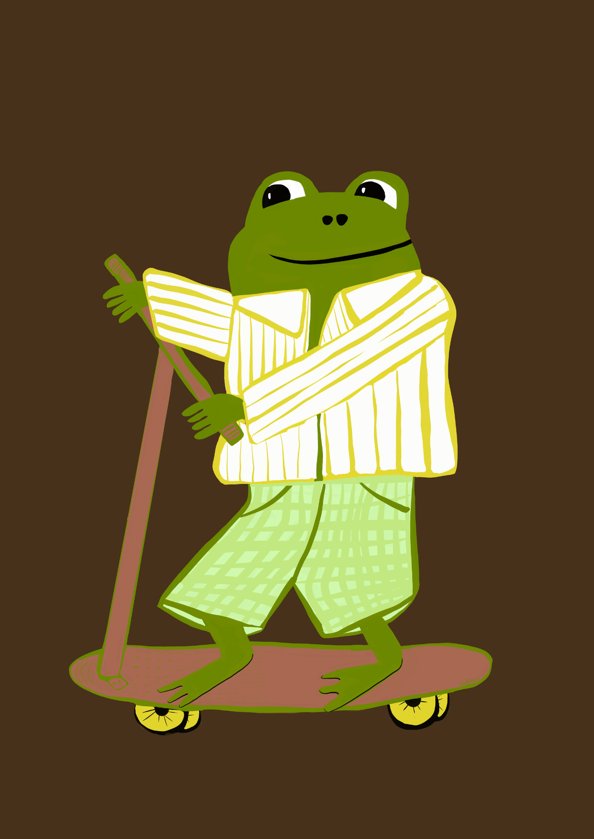 Scooter Frog Jim