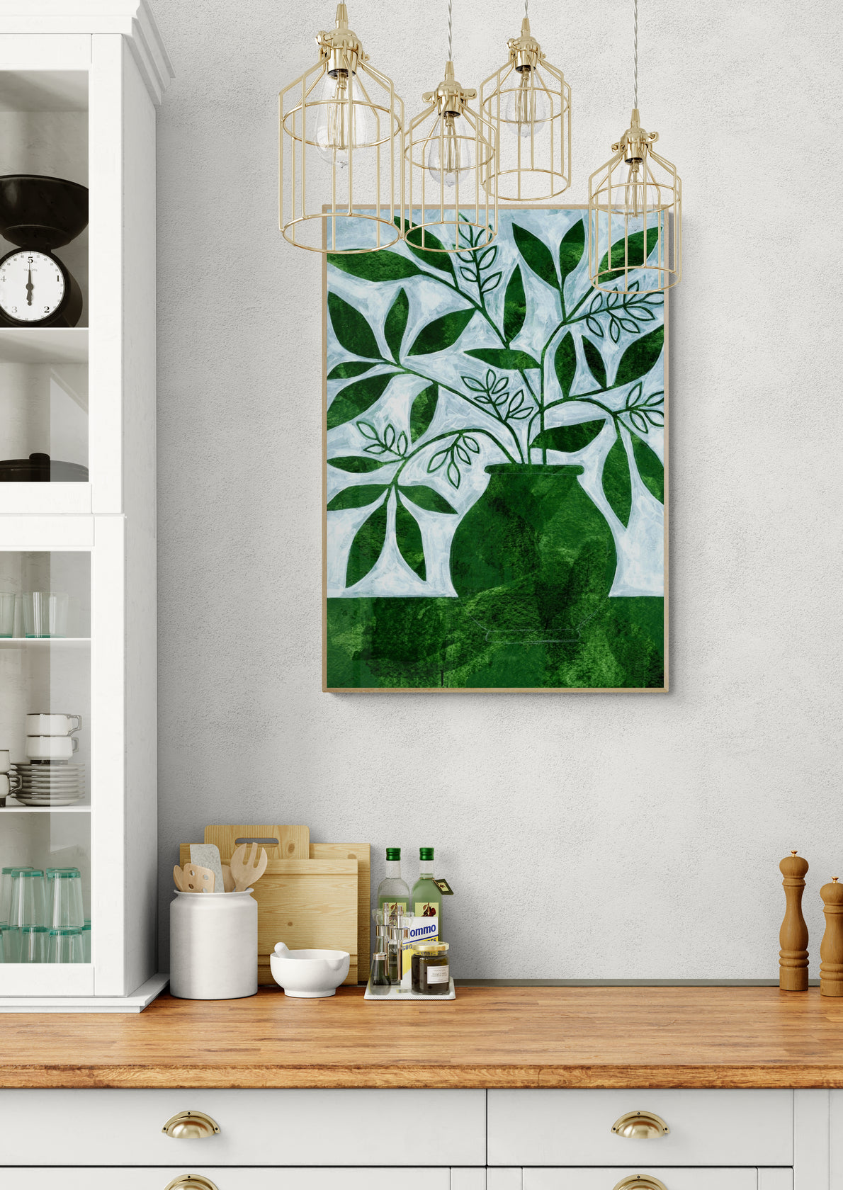 Green Leaves Still Life