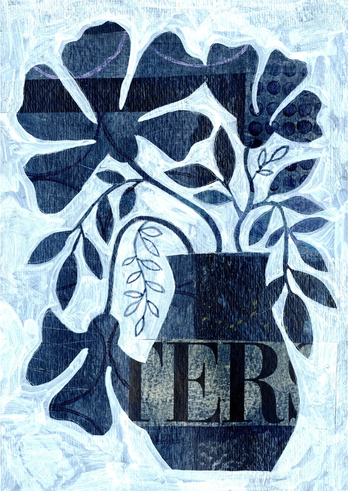 Indigo Blue Still Life