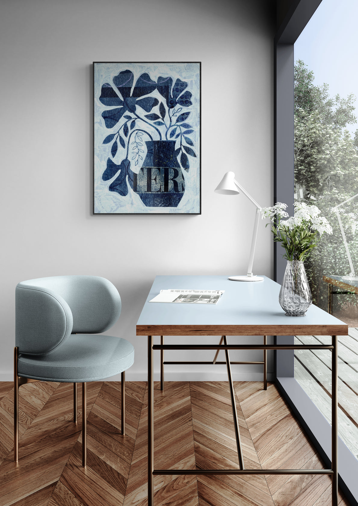 Indigo Blue Still Life