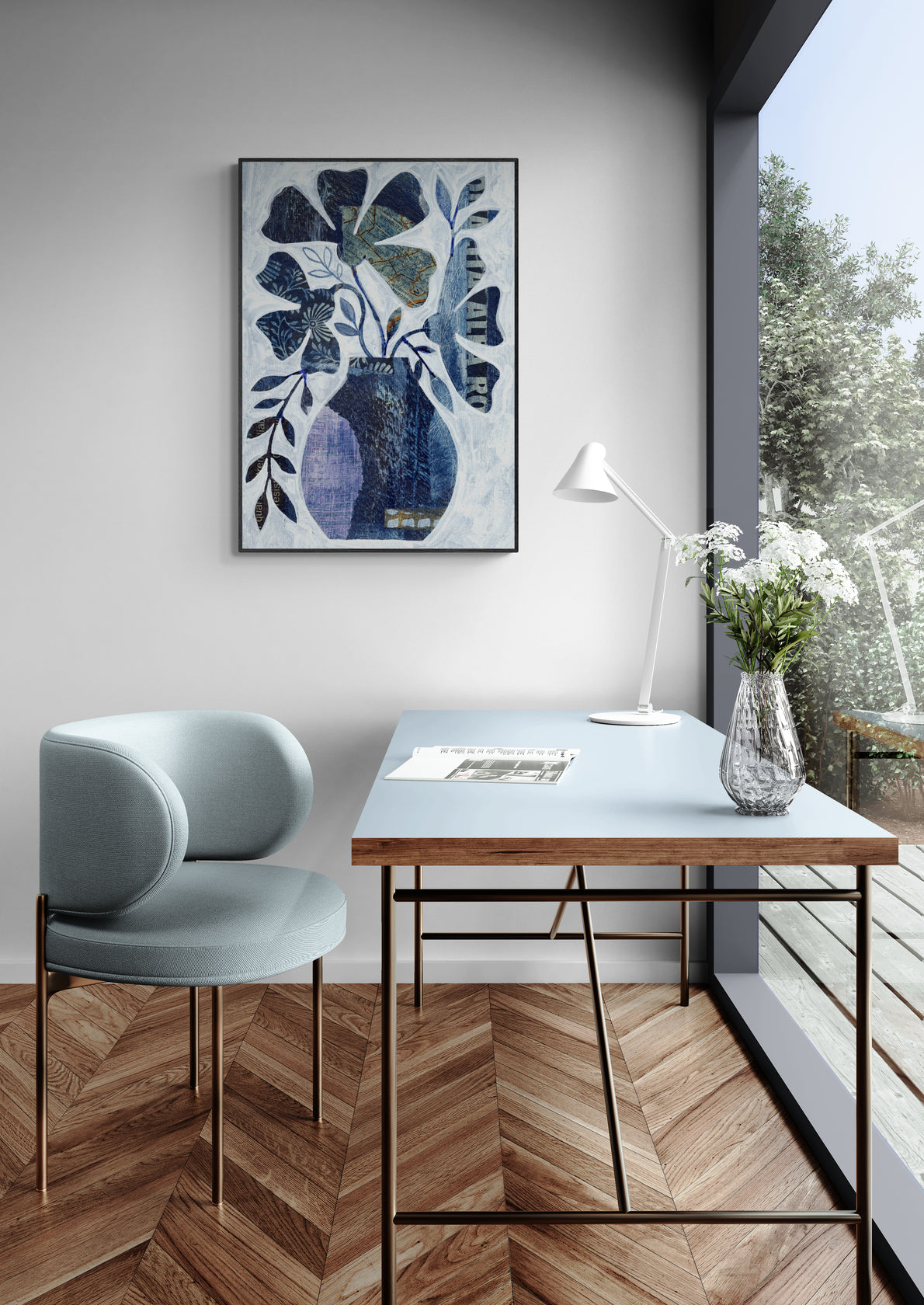 Indigo Blue Still Life