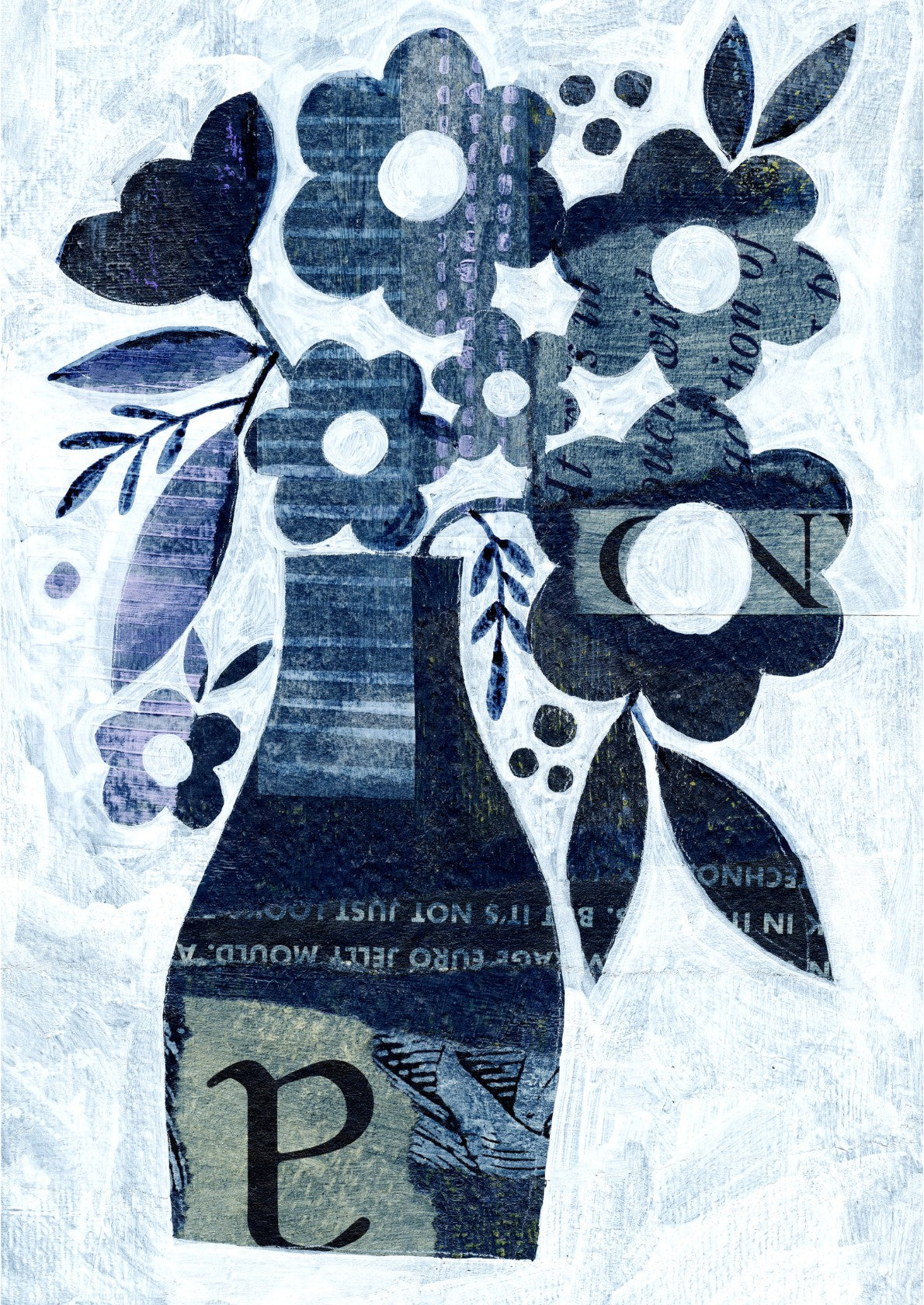 Indigo Blue Daisy