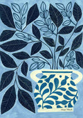 Botanisk Blå Krukke