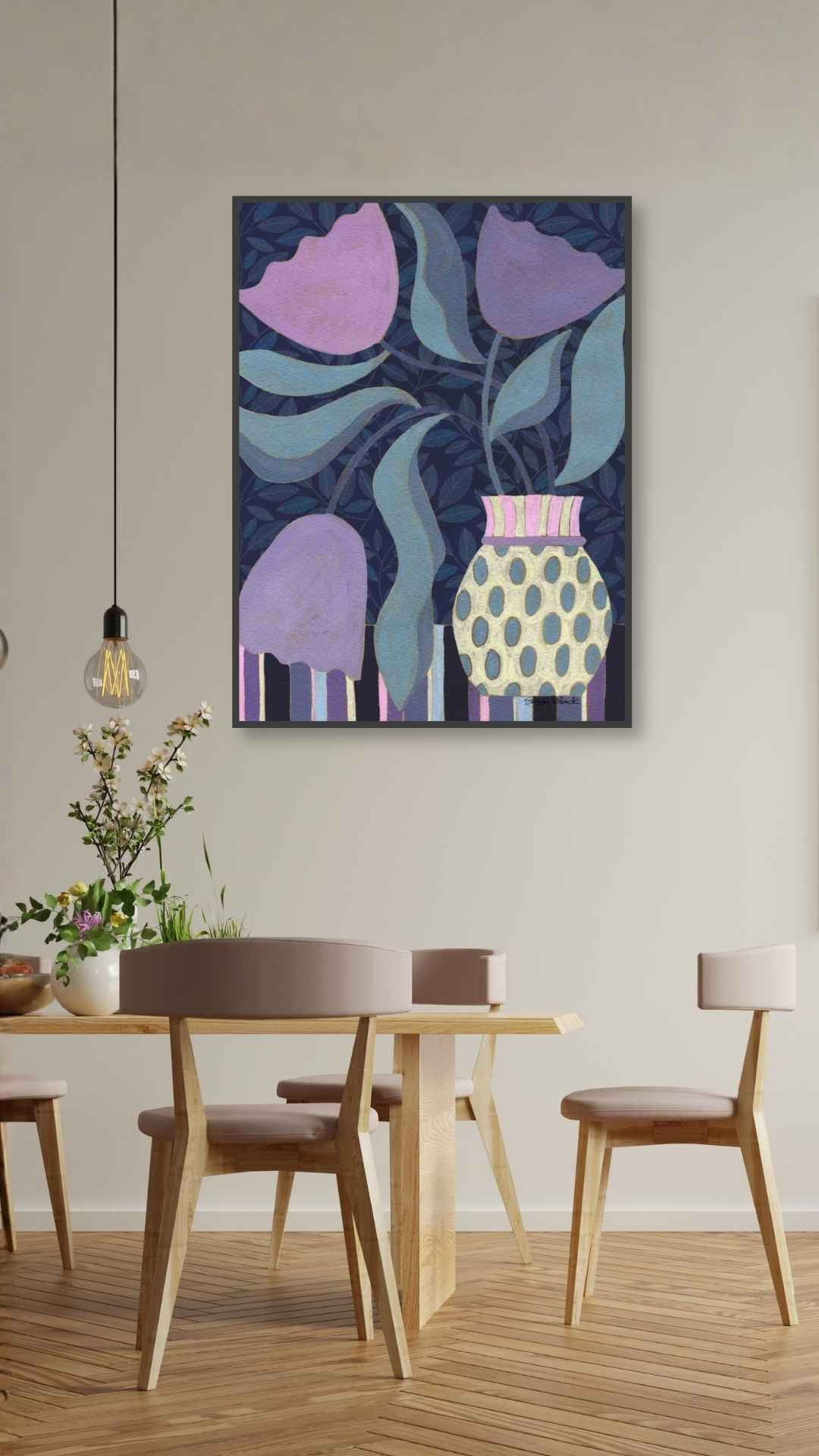 Lavendelfarvede tulipaner
