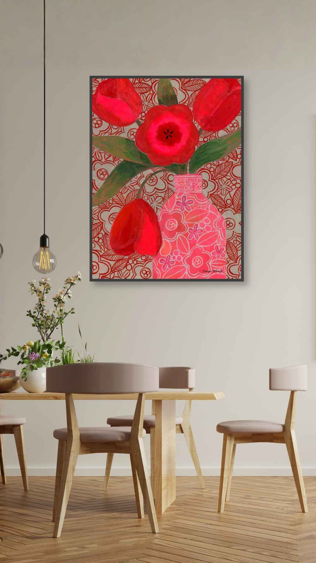 Røde tulipaner