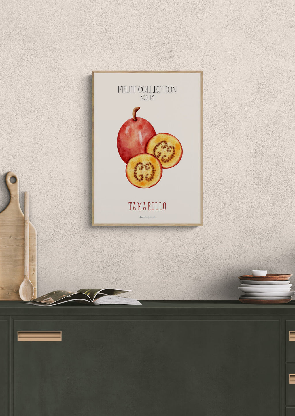 Frugtplakat - Tamarillo