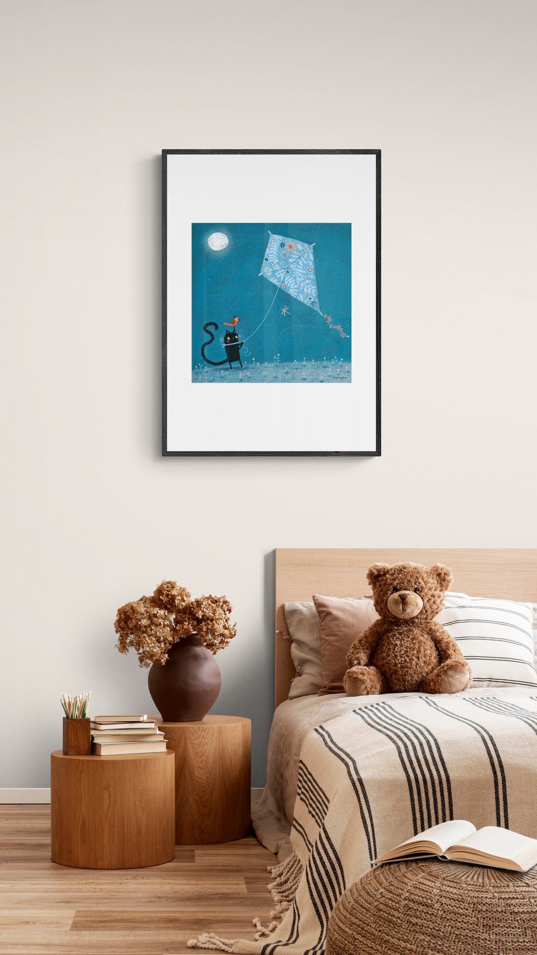Kite with Cat