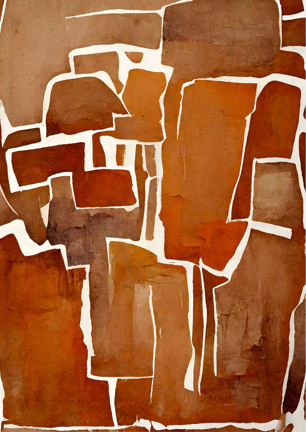 Abstrakt i brune nuancer