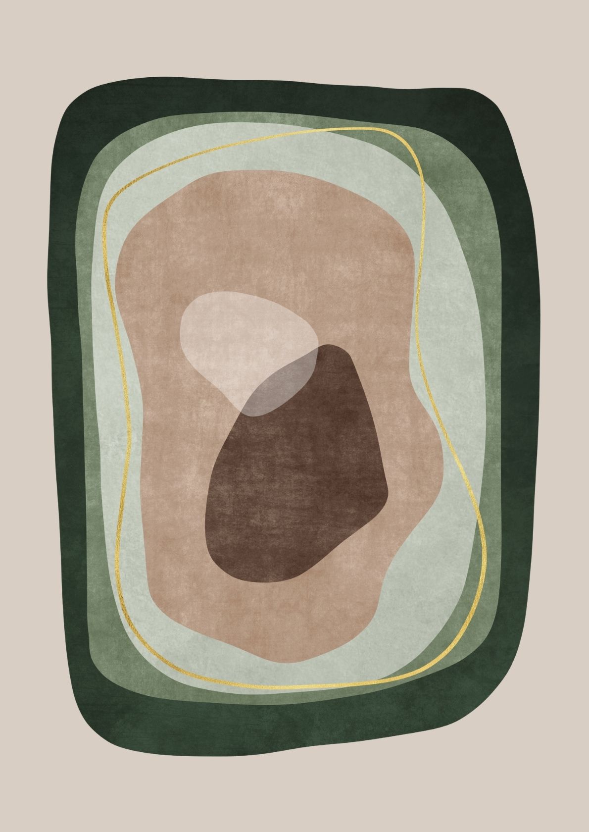 Abstrakt farvekomposition