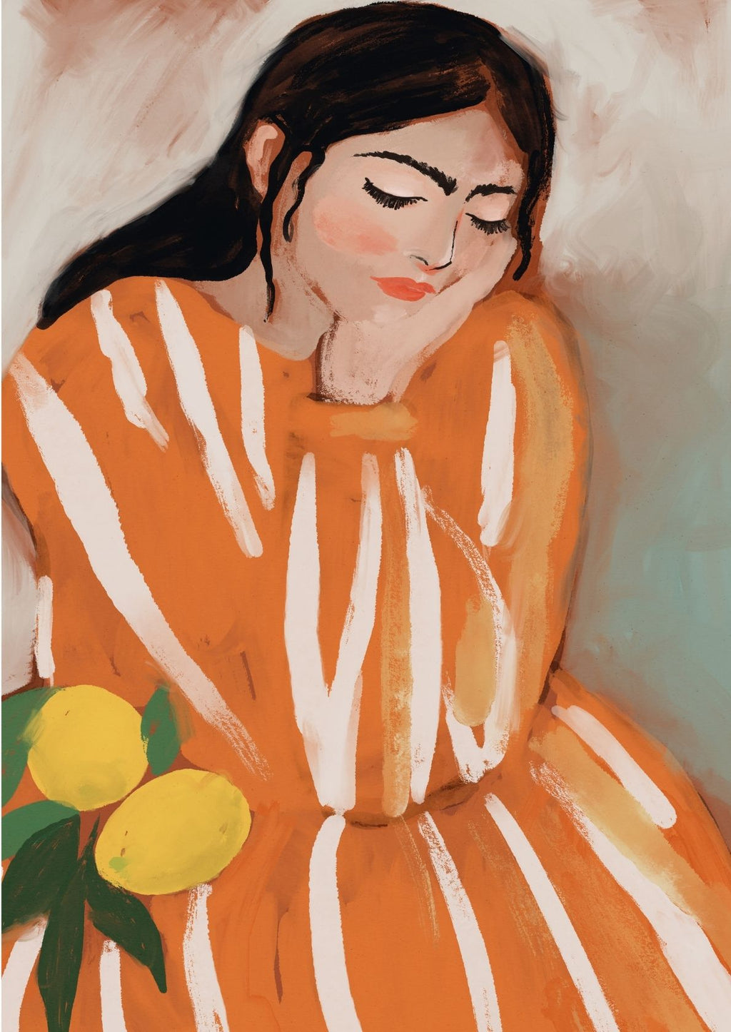 Kvinde i orange