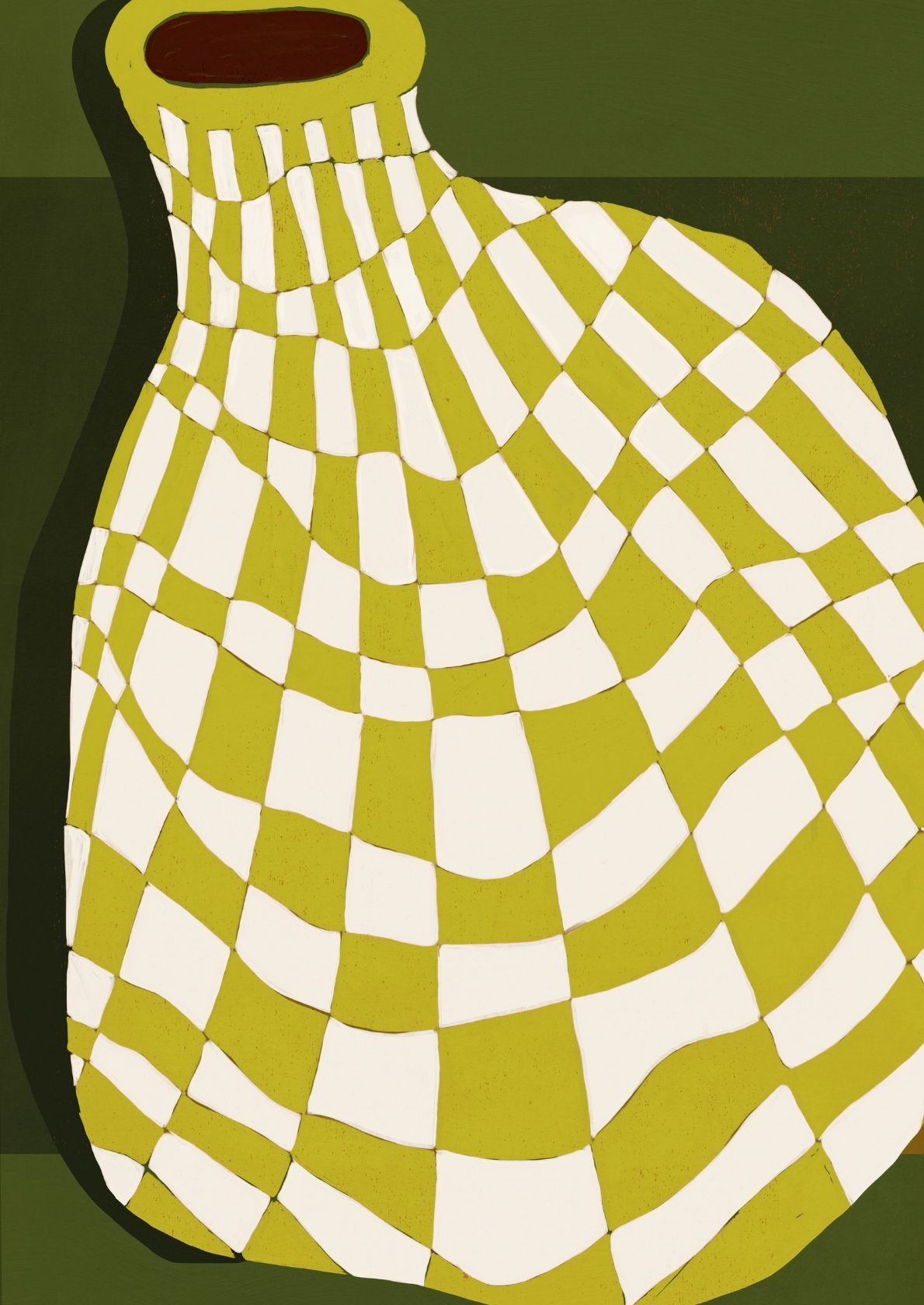 Abstrakt ternet krukke