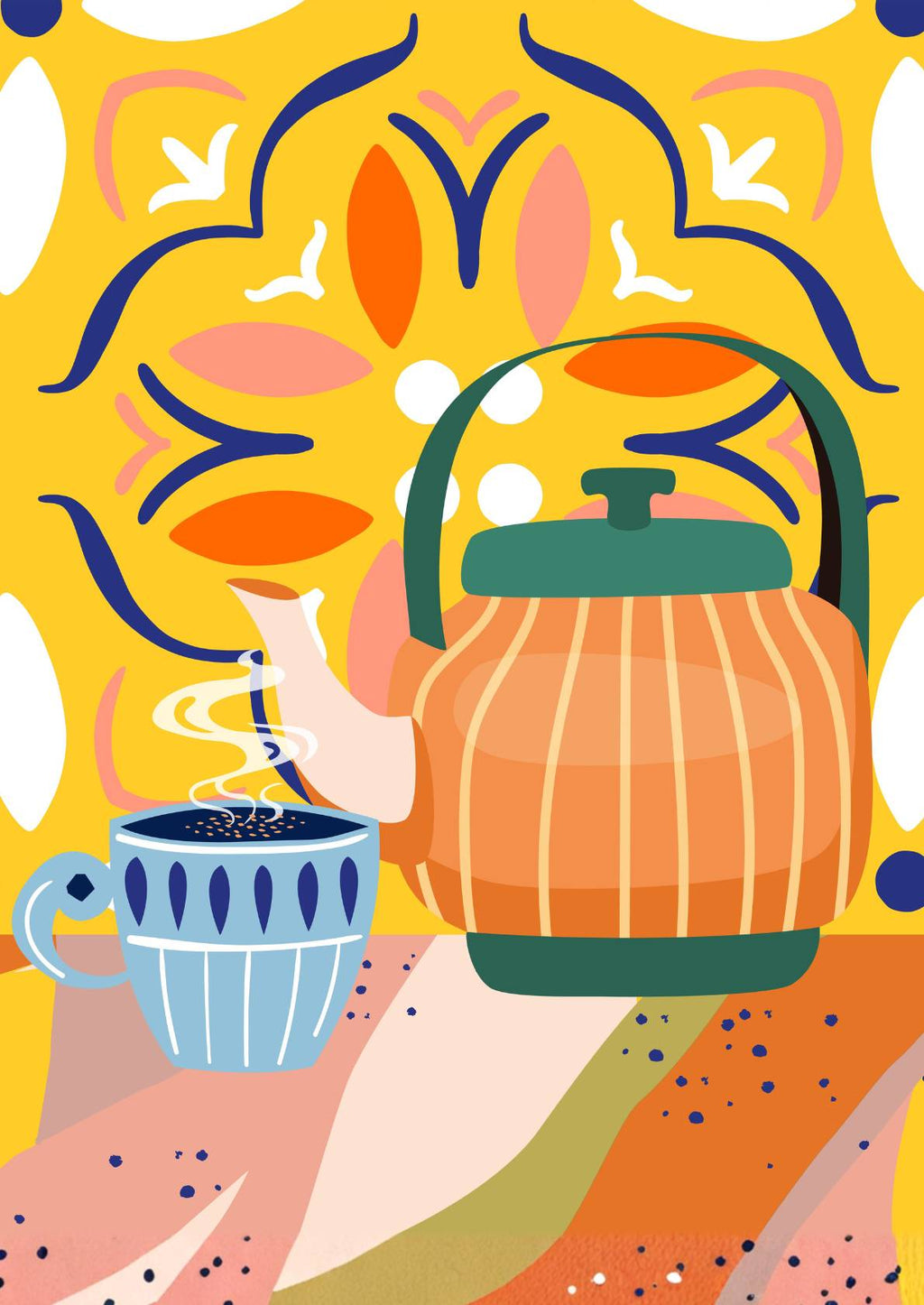 Teapot og kop