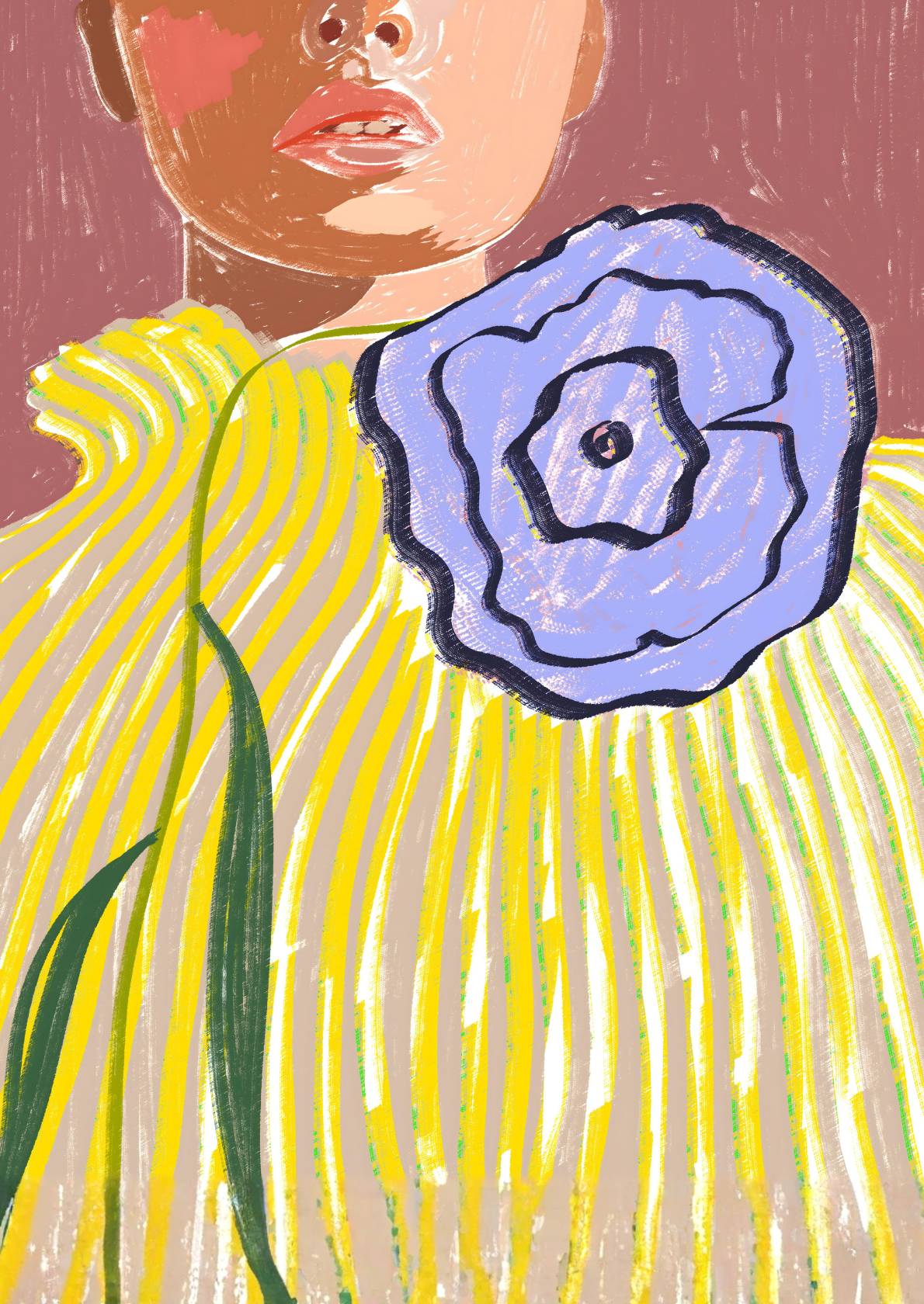 Blomst og Skjorte