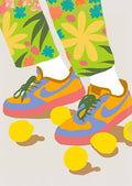 Farverige sneakers