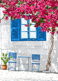 Blomstrende terrasse