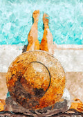 Afslapning ved Poolen