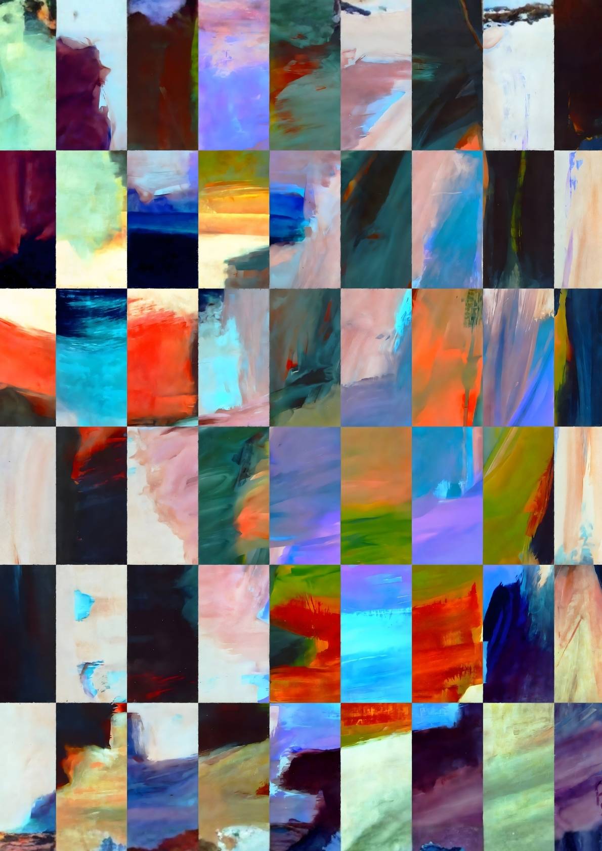 Farverigt Mosaikmønster
