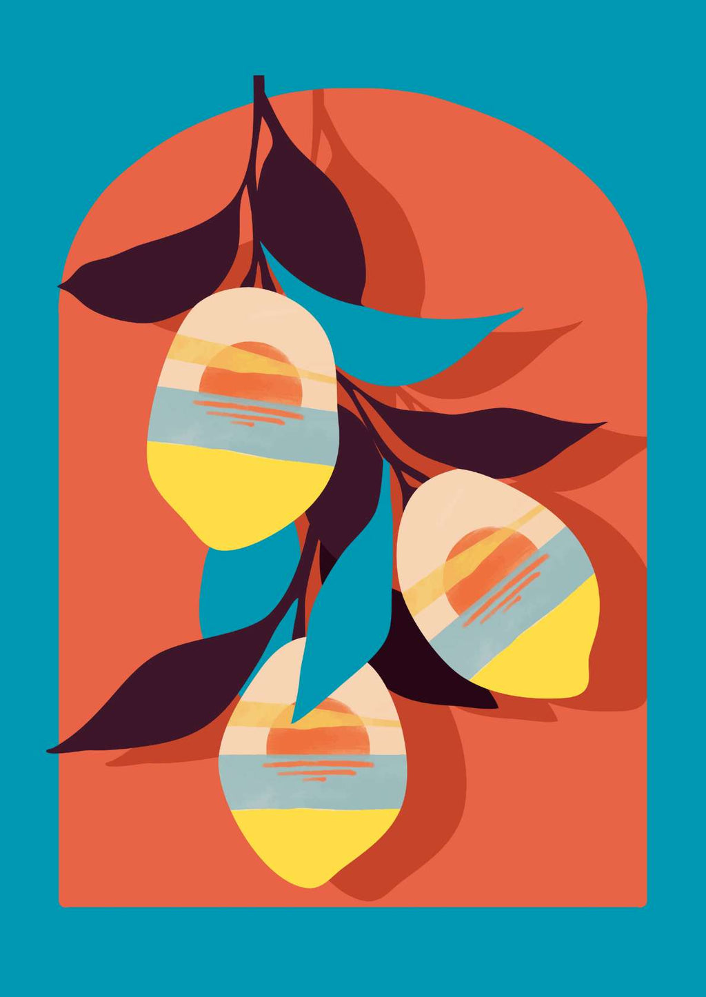 Citrusfrugter Plakat