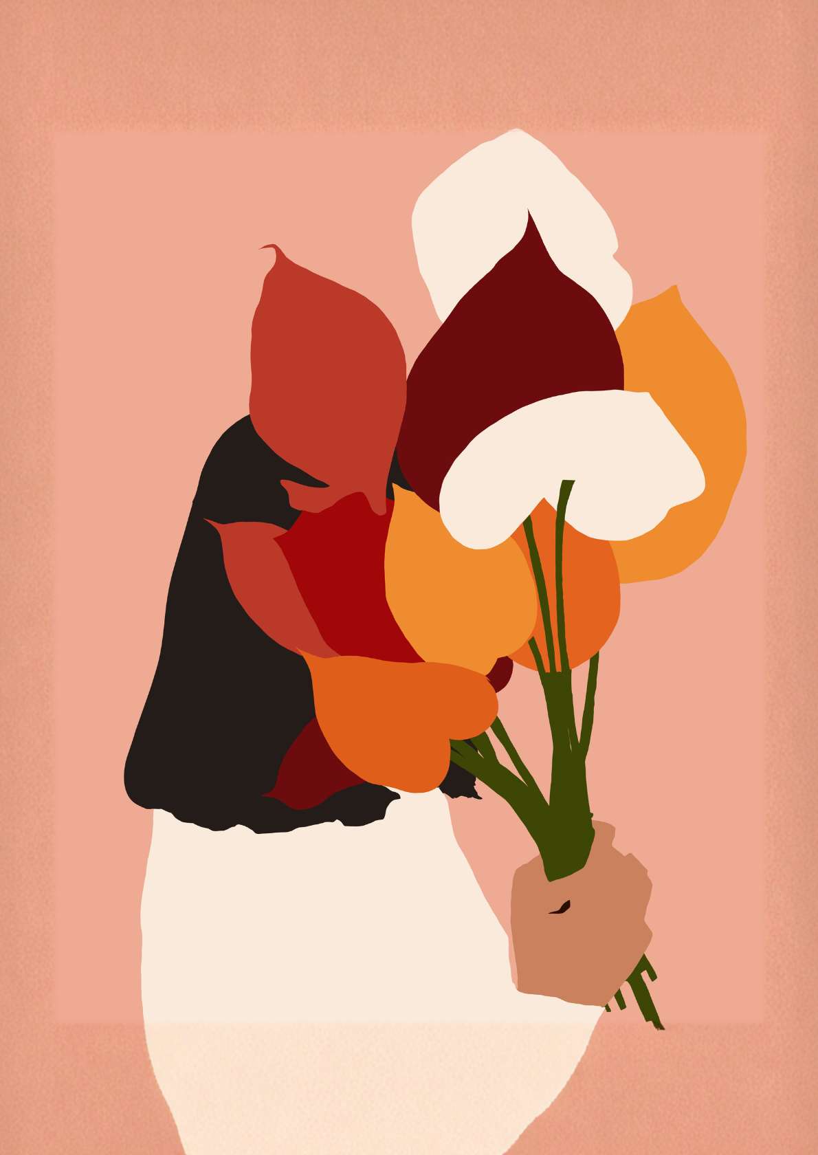 Blomster i hænder