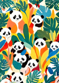 Pandaer i jungle