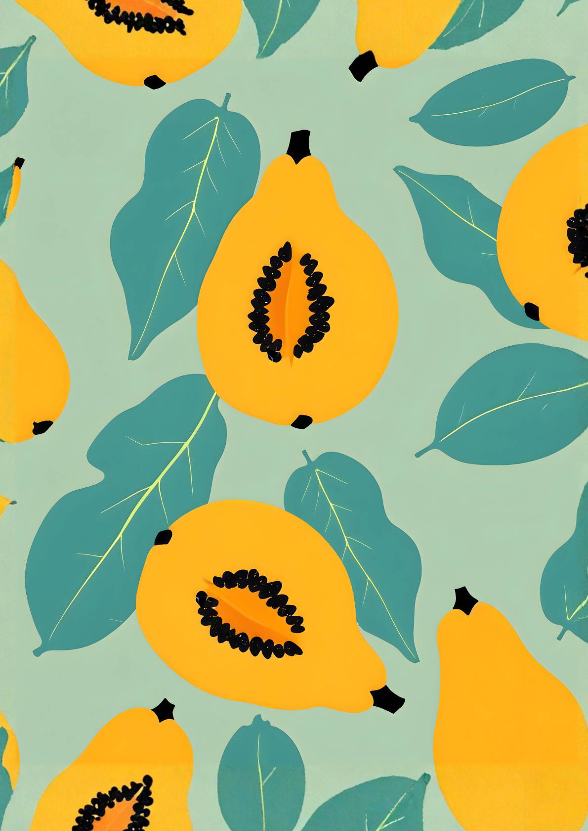 Papaya Mønster