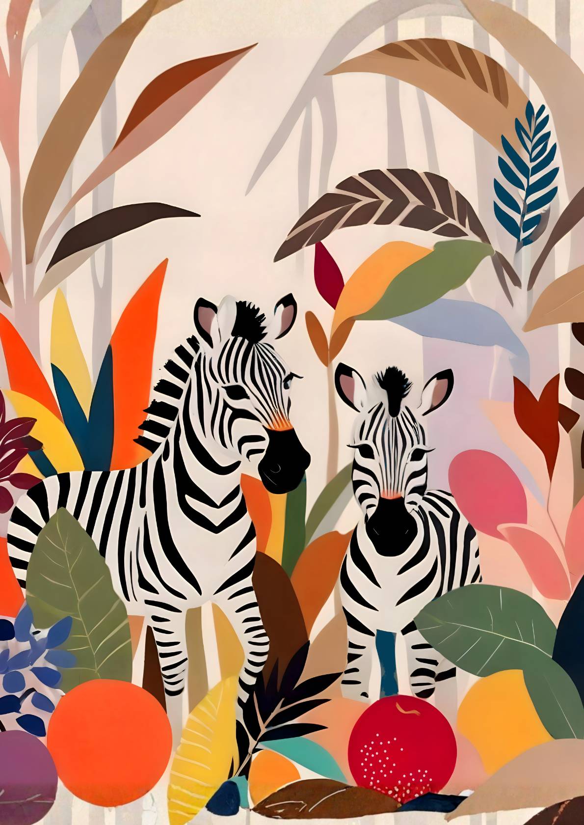 Zebraer i naturen