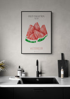 Frugtplakat - Vandmelon