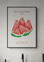 Frugtplakat - Vandmelon