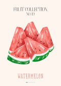 Frugtplakat - Vandmelon