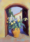 Blomster i vinduet