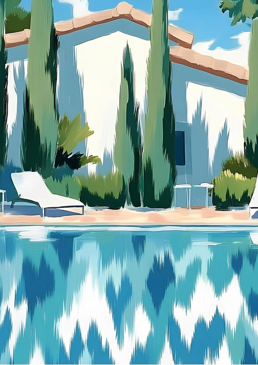 Sommerhus ved pool