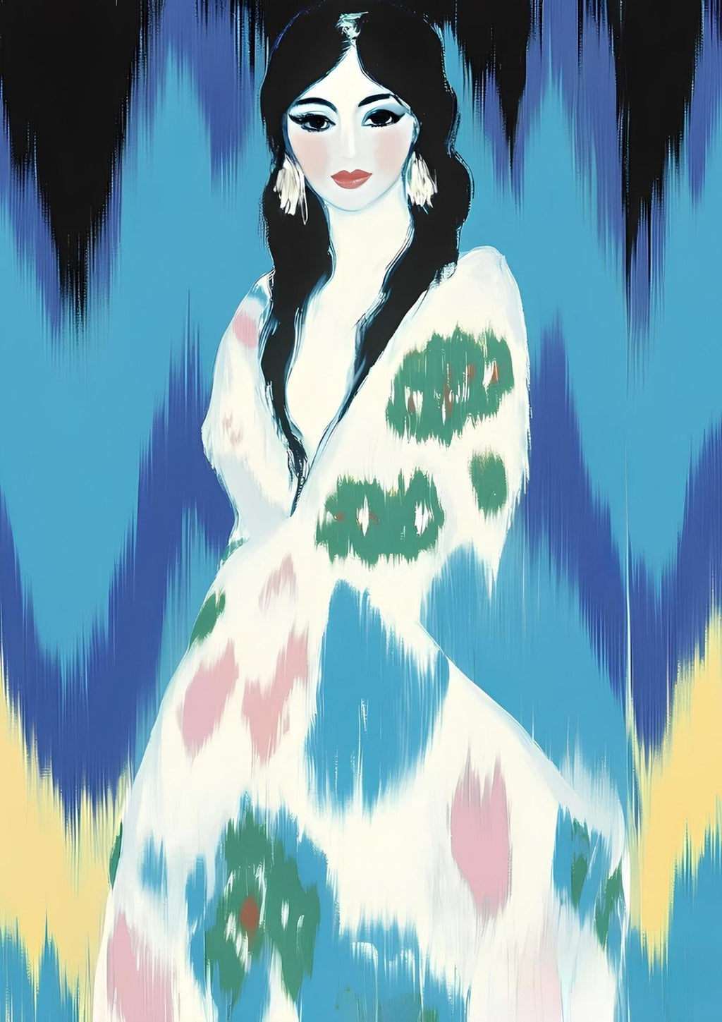 Den farverige dame