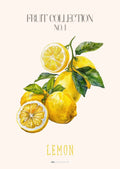 Frugtplakat - Citron