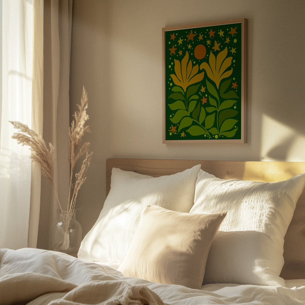 Blomster og stjerner