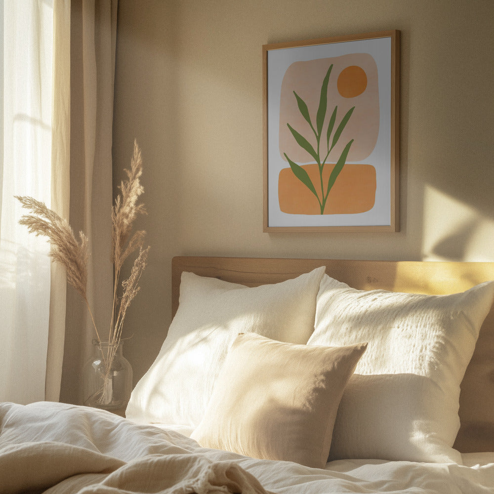 Plante i morgensol