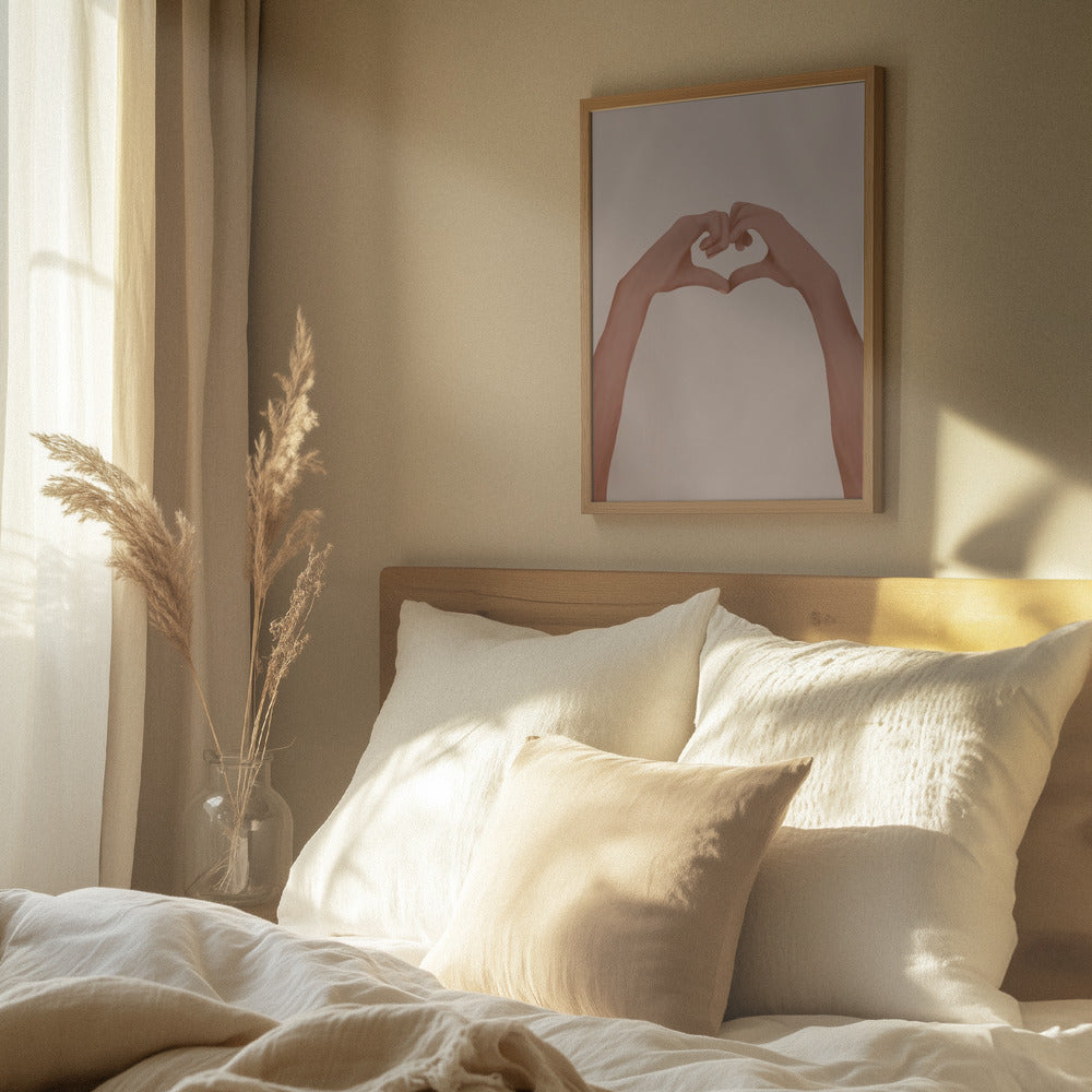 Hjerteformede hænder