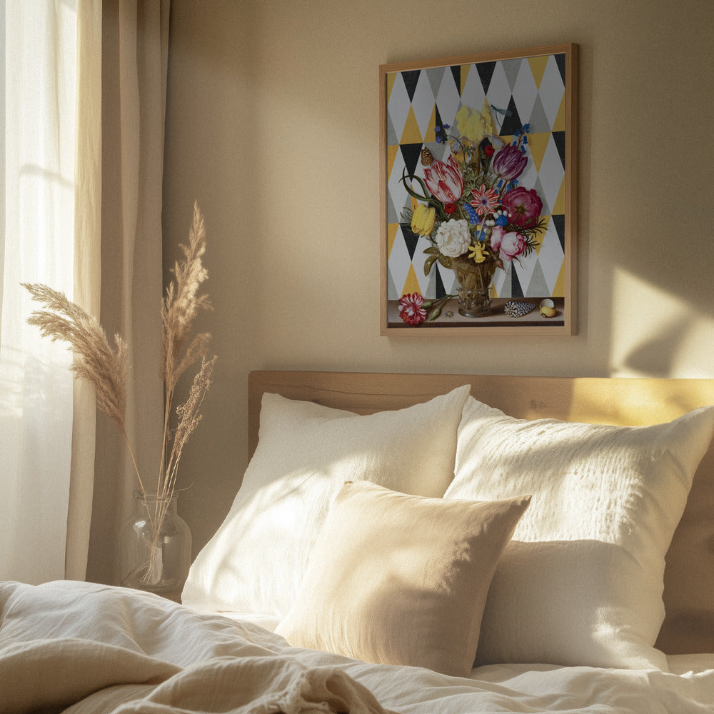 Blomsterbuket i Glas