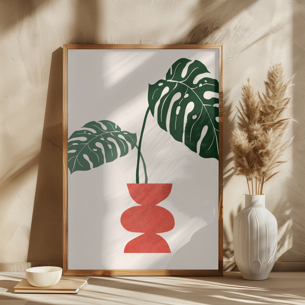 Rød Vase