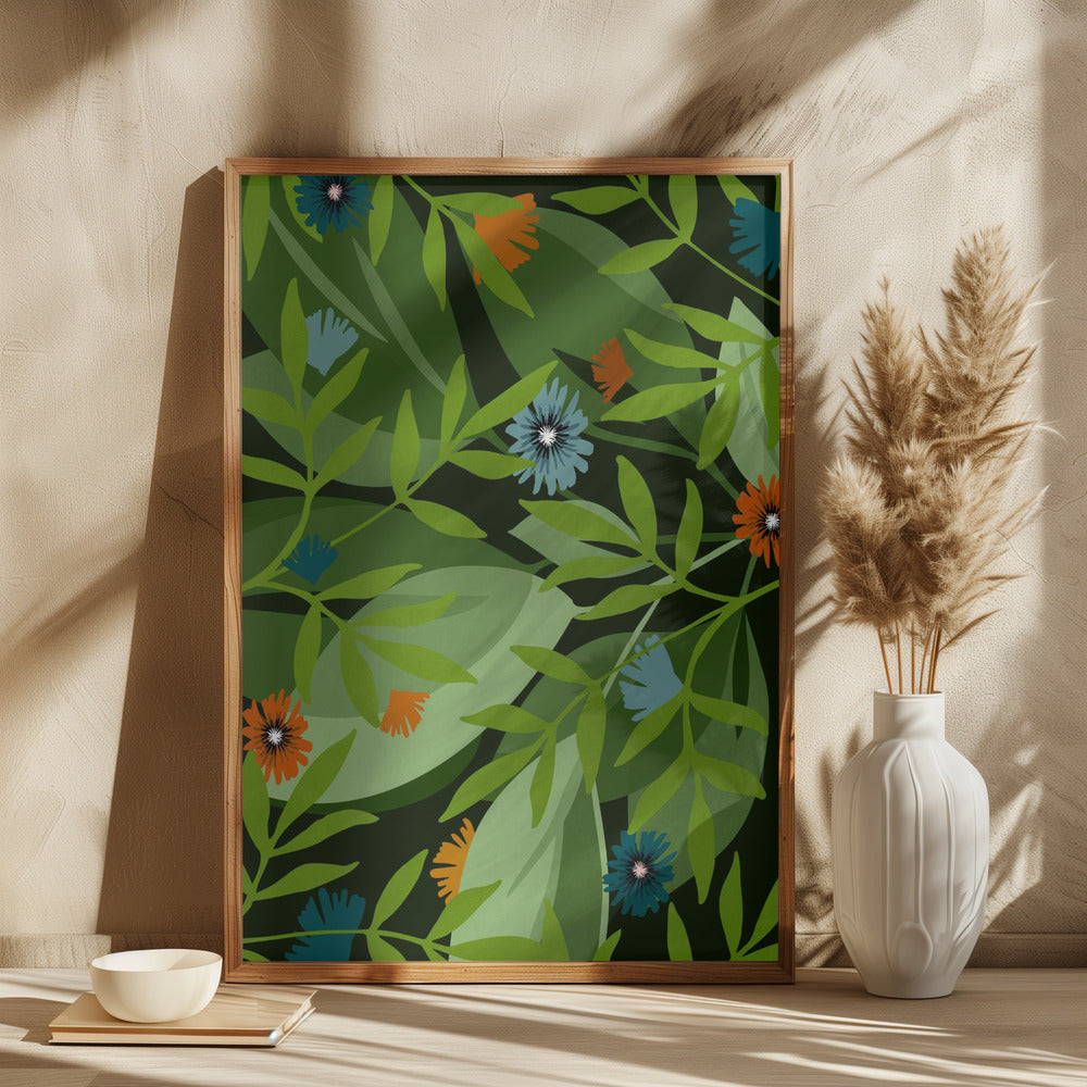 Blomster og stjerner
