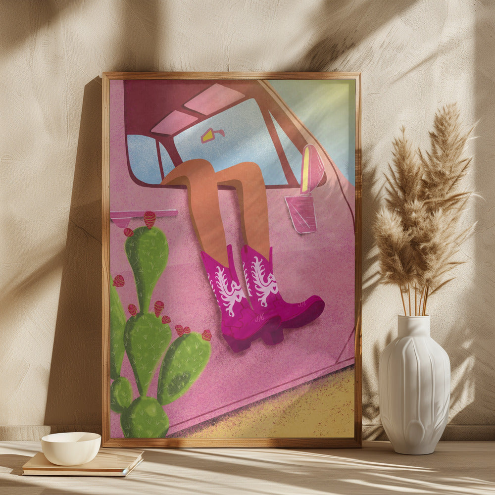Farverig cowgirl stil