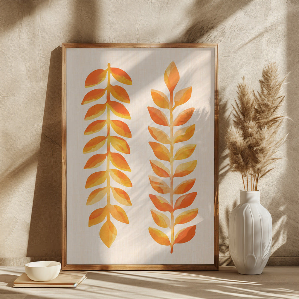 Orange Bladmotiver