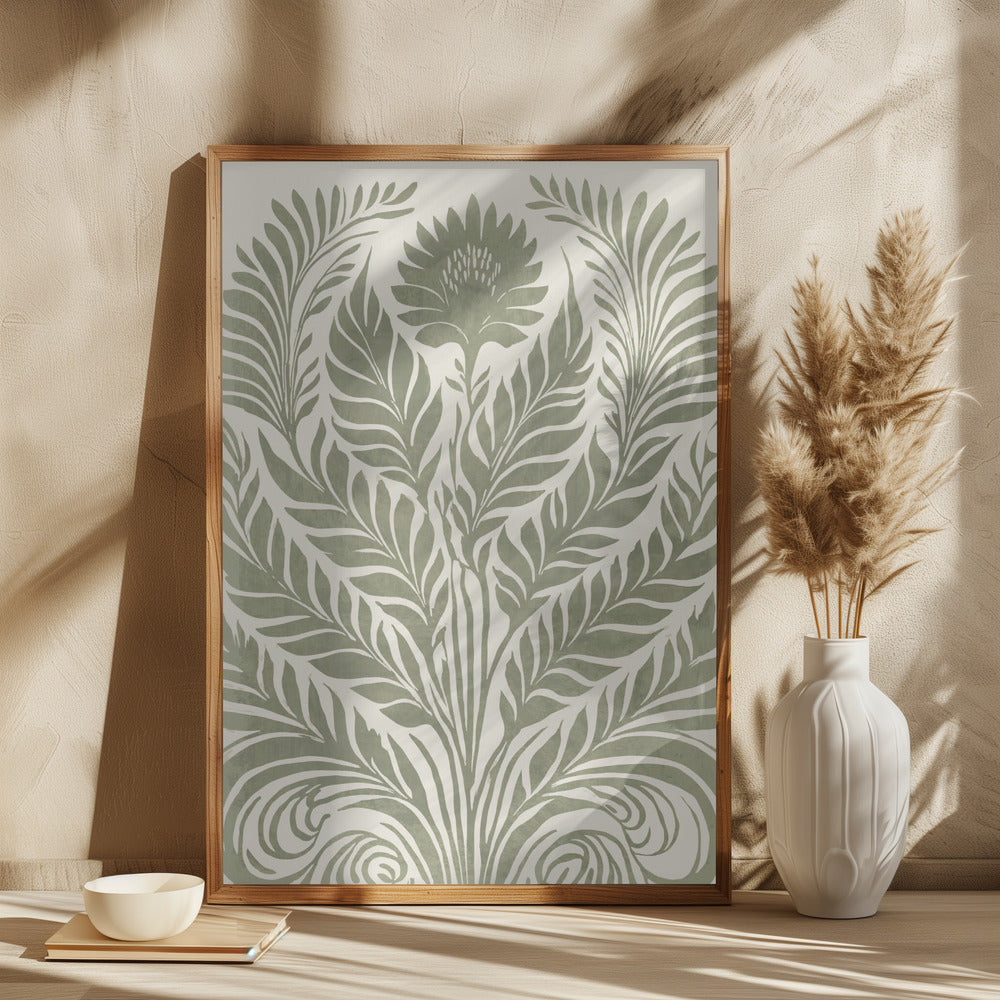 Plantemotiv med blomster