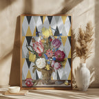 Blomsterbuket i Glas