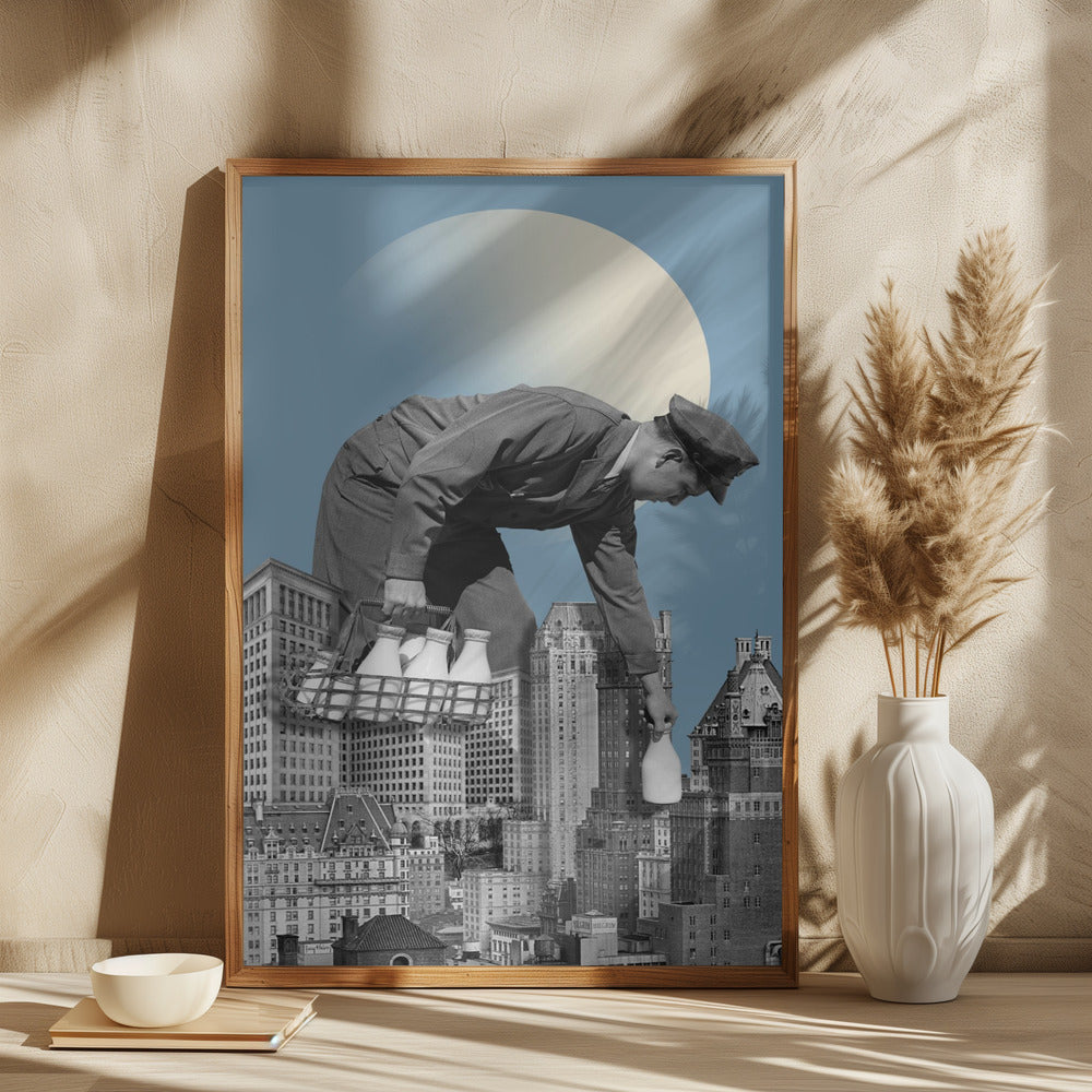 Mælkeudbringning i byen