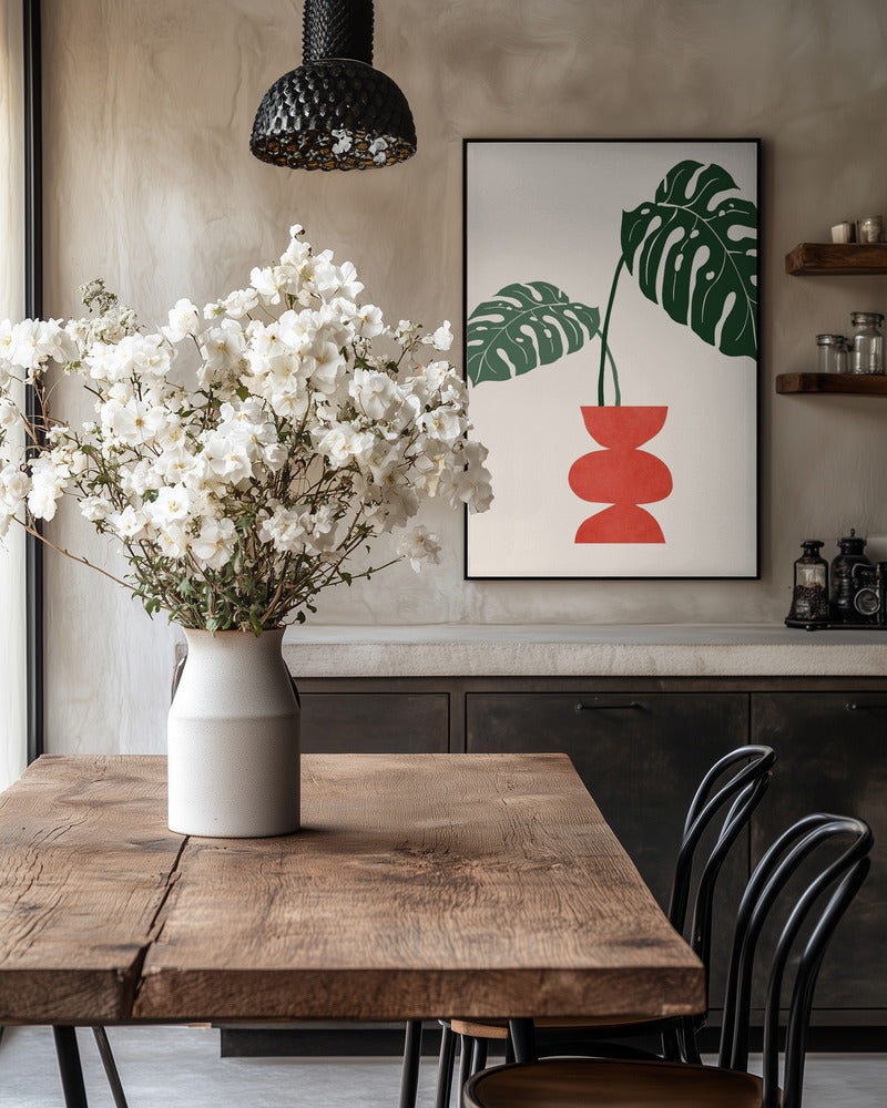 Rød Vase