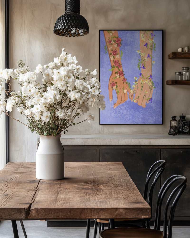 Forenet i blomster