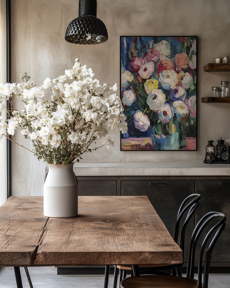 Vibrerende blomsterbuket