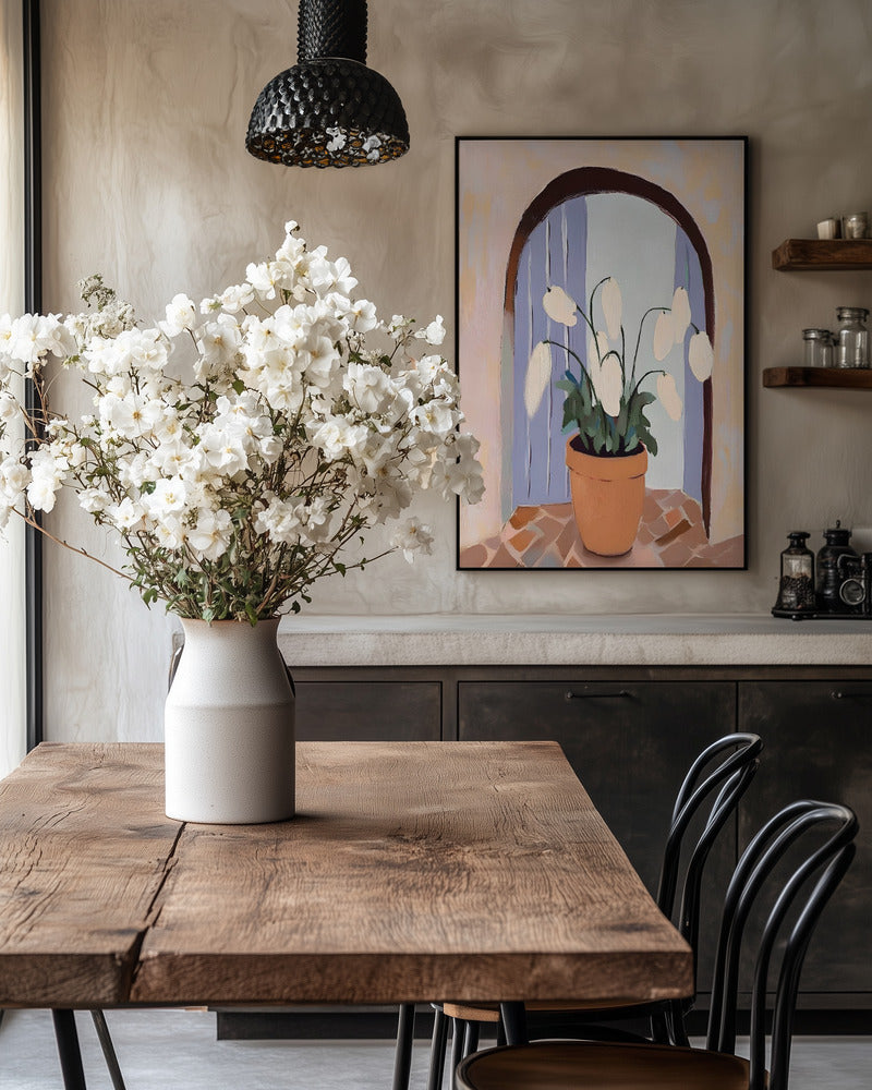 Blomster i krukke