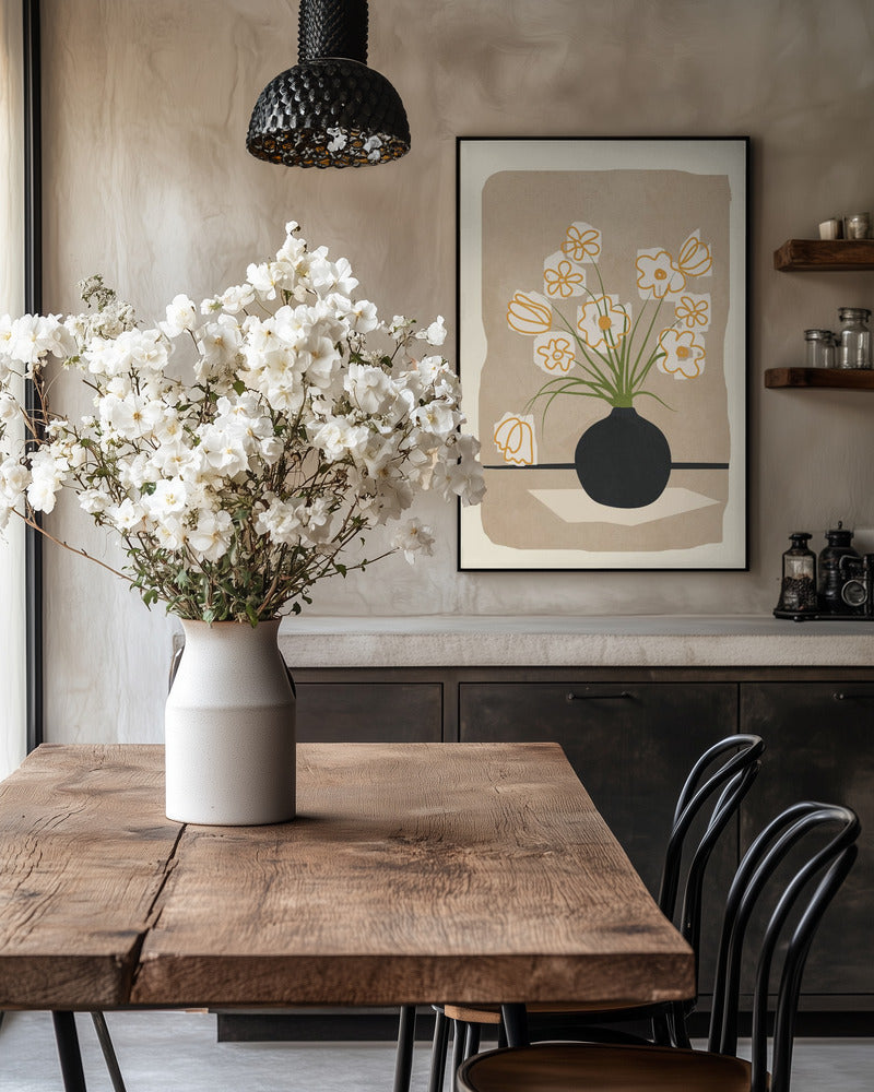 Blomster i vase