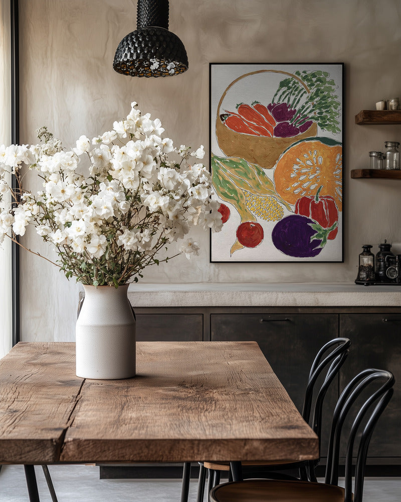 Farverige grøntsager